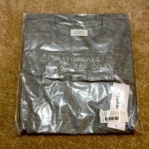 Saturdays New York City Gray Logo T-Shirt